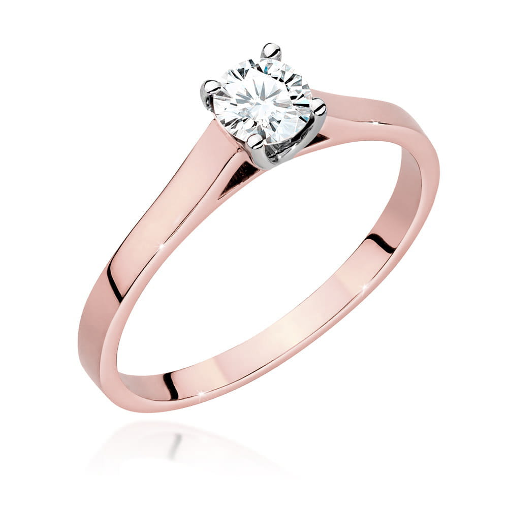 Inel Aur 14K cu Diamant de Laborator 0.50 ct
