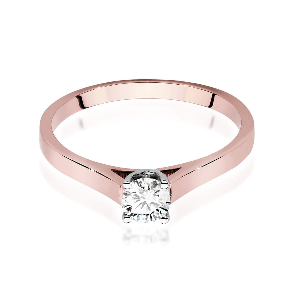 Inel Aur 14K cu Diamant de Laborator 0.50 ct