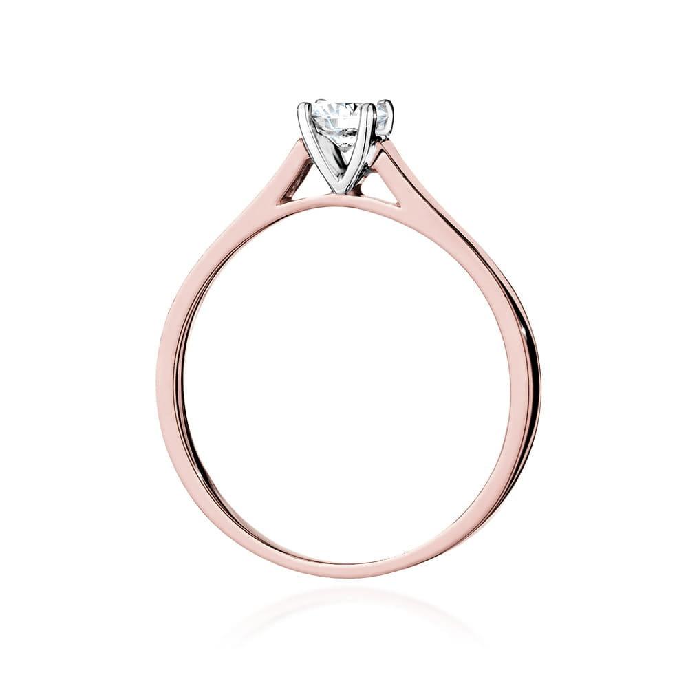 Inel Aur 14K cu Diamant de Laborator 0.50 ct