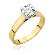 Inel Aur 9K cu Diamant Natural 1.00 ct