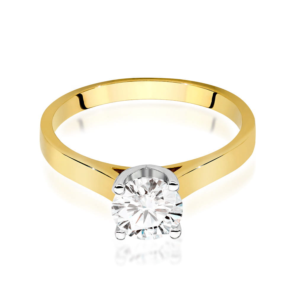 Inel Aur 9K cu Diamant Natural 1.00 ct