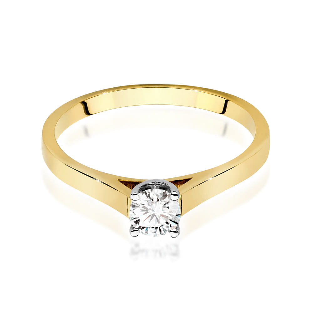 Inel Aur 9K cu Diamant de Laborator 0.50 ct