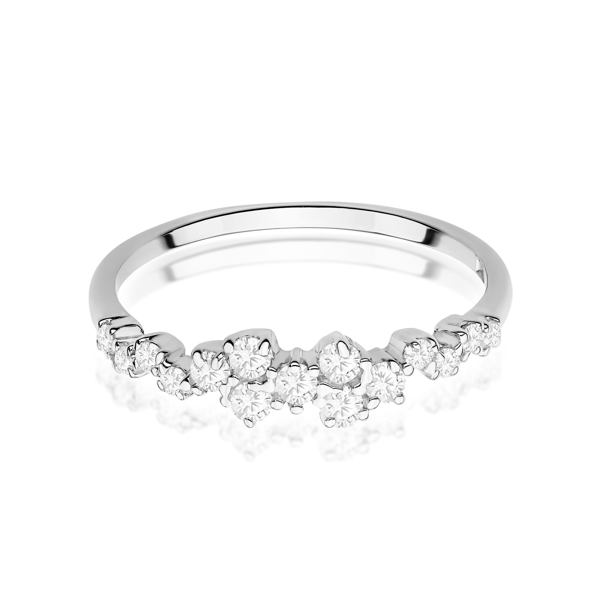 Inel Aur 9K cu Diamante Naturale 0.33 ct