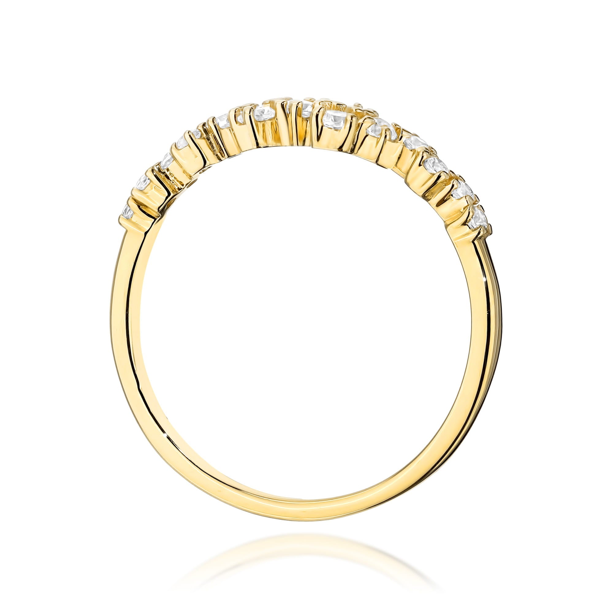 Inel Aur 9K cu Diamante Naturale 0.33 ct