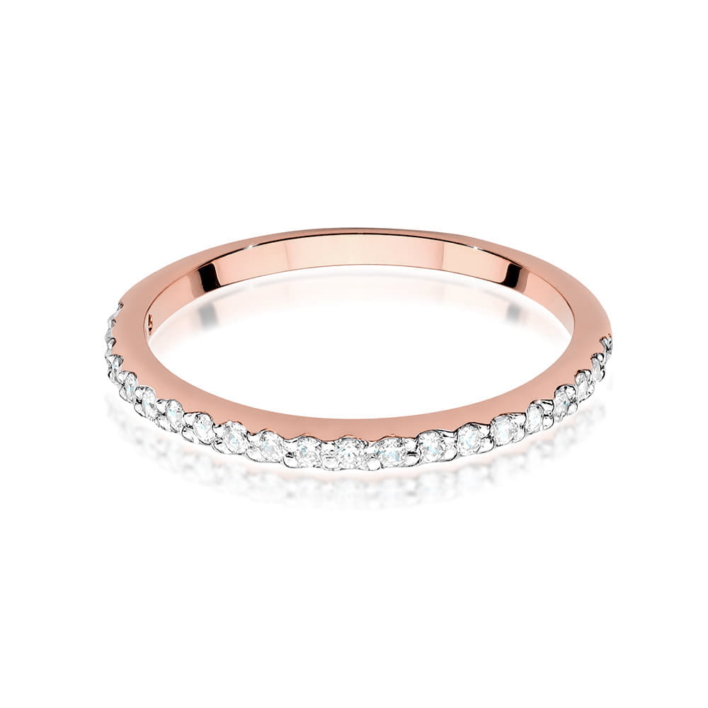 Inel Aur 14K W0531 Diamante Cultivate 0.18ct