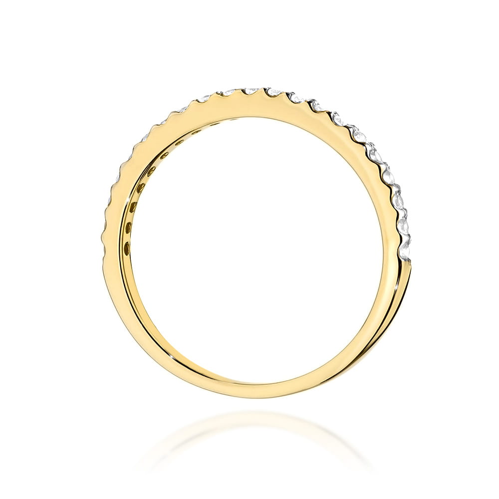 Inel Aur 9K cu Diamante de Laborator 0.18 ct