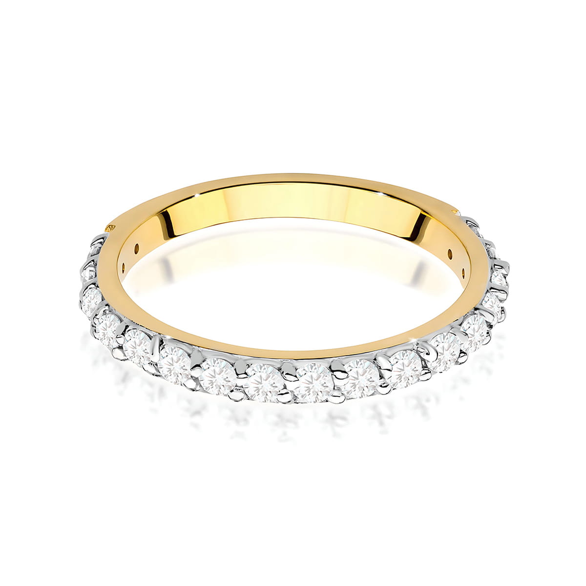 Inel Aur 9K cu Diamante de Laborator 0.34 ct
