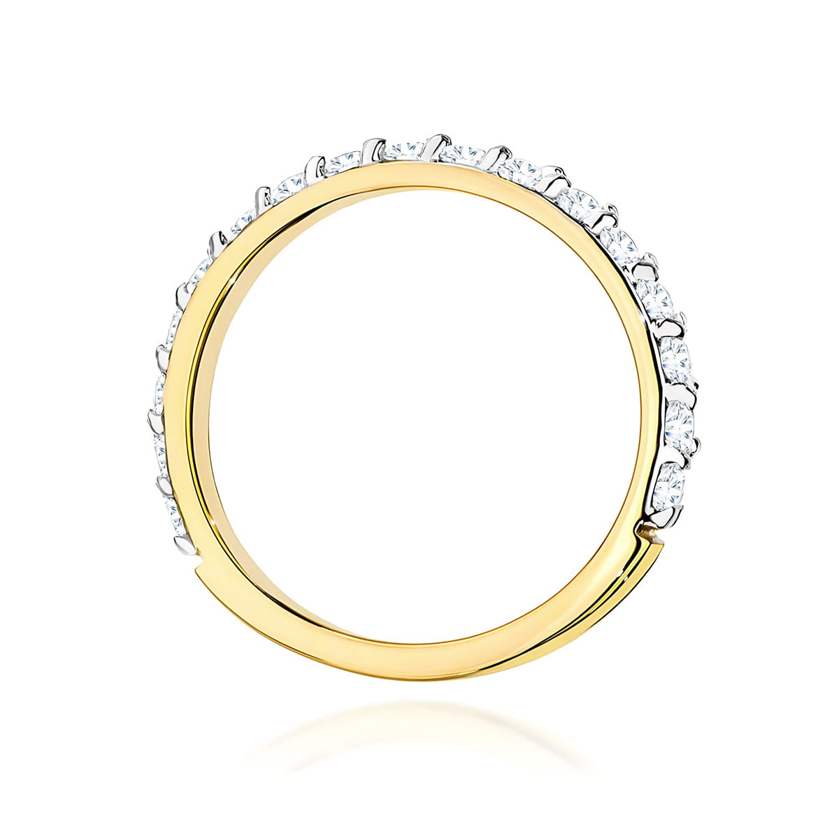 Inel Aur 9K cu Diamante de Laborator 0.34 ct