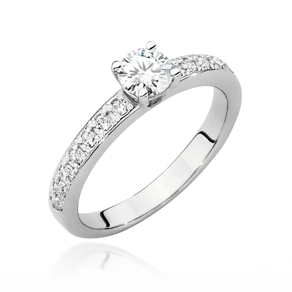 Inel Aur 9K cu Diamante Naturale 0.60 ct