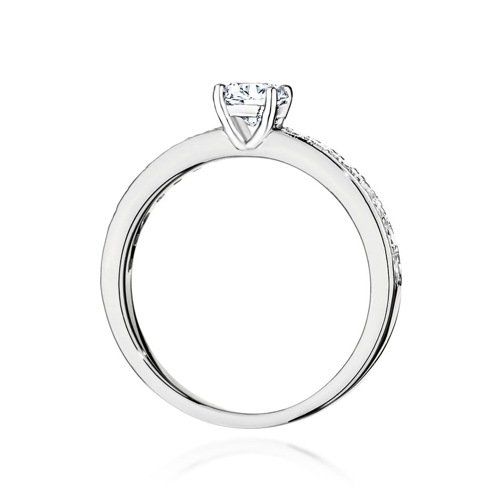 Inel Aur 9K cu Diamante Naturale 0.60 ct