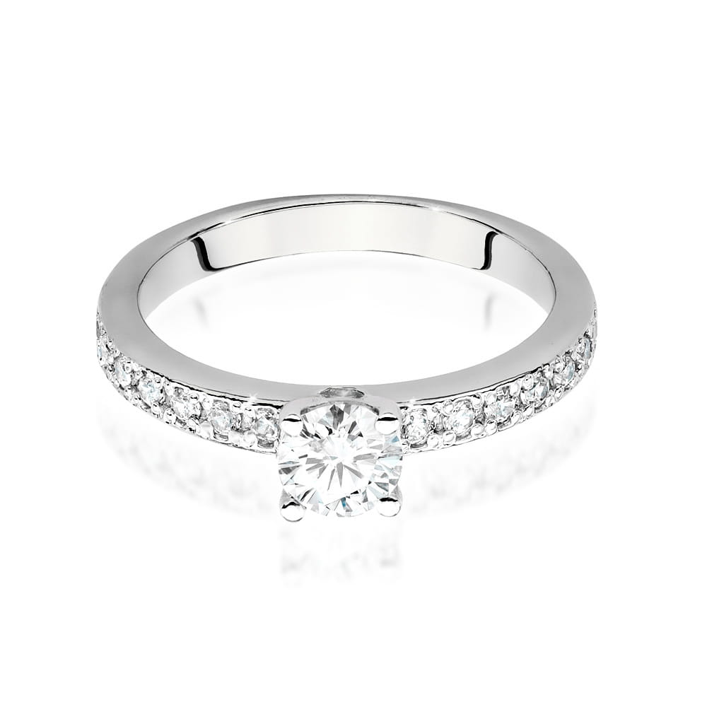Inel Aur 9K cu Diamante de Laborator 0.60 ct