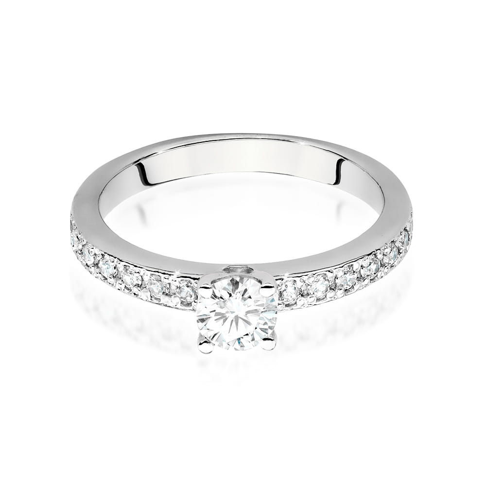 Inel Aur 9K cu Diamante de Laborator 0.70 ct