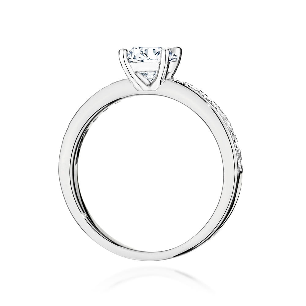 Inel Aur 9K cu Diamante de Laborator 0.94 ct