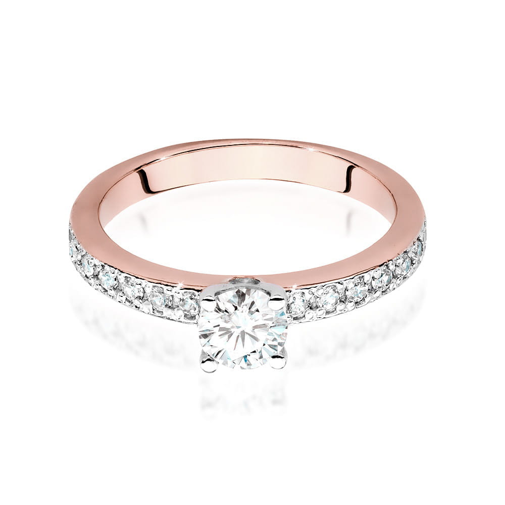 Inel Aur 14K cu Diamante de Laborator 0.60 ct