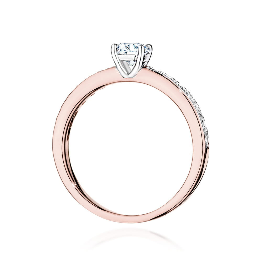 Inel Aur 14K cu Diamante de Laborator 0.60 ct