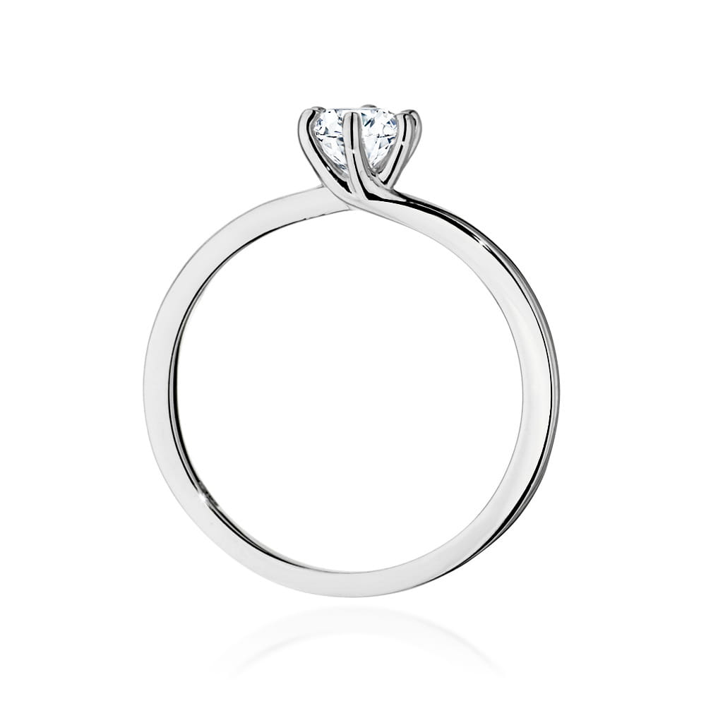 Inel Aur 14K cu Diamante de Laborator 0.40 ct