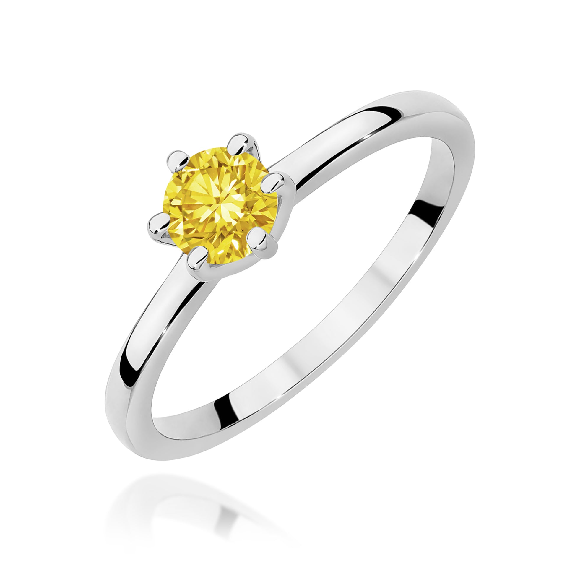 Inel Aur 14K cu Diamant Natural 0.50 ct