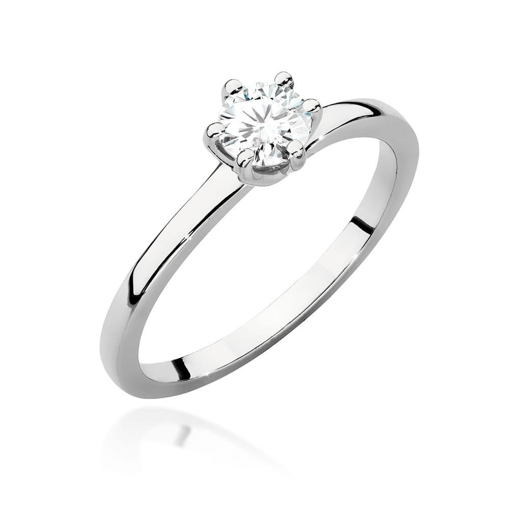 Inel Aur 9K cu Diamant Natural 0.40 ct