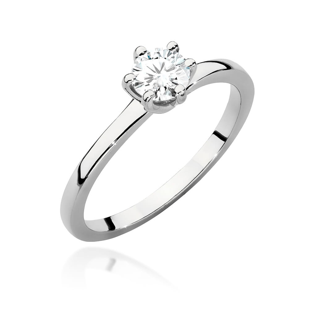 Inel Aur 9K cu Diamant Natural 0.50 ct