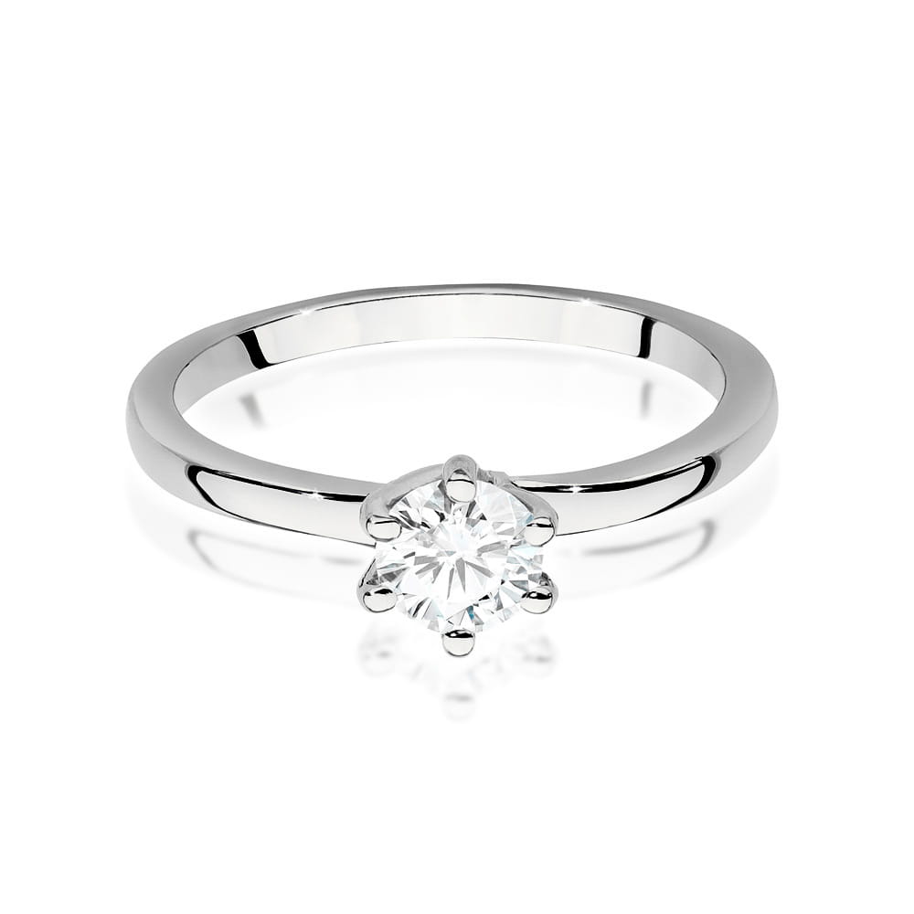 Inel Aur 9K cu Diamant Natural 0.50 ct