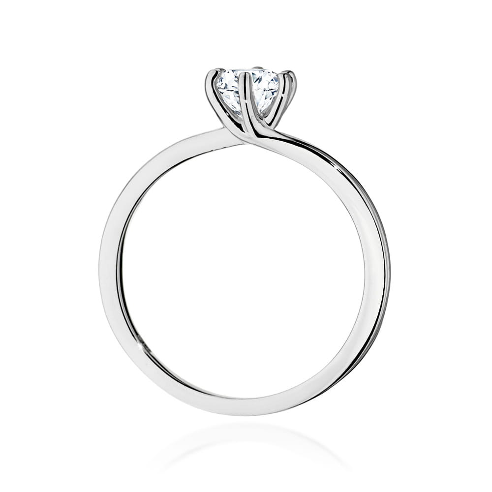 Inel Aur 9K cu Diamant Natural 0.50 ct
