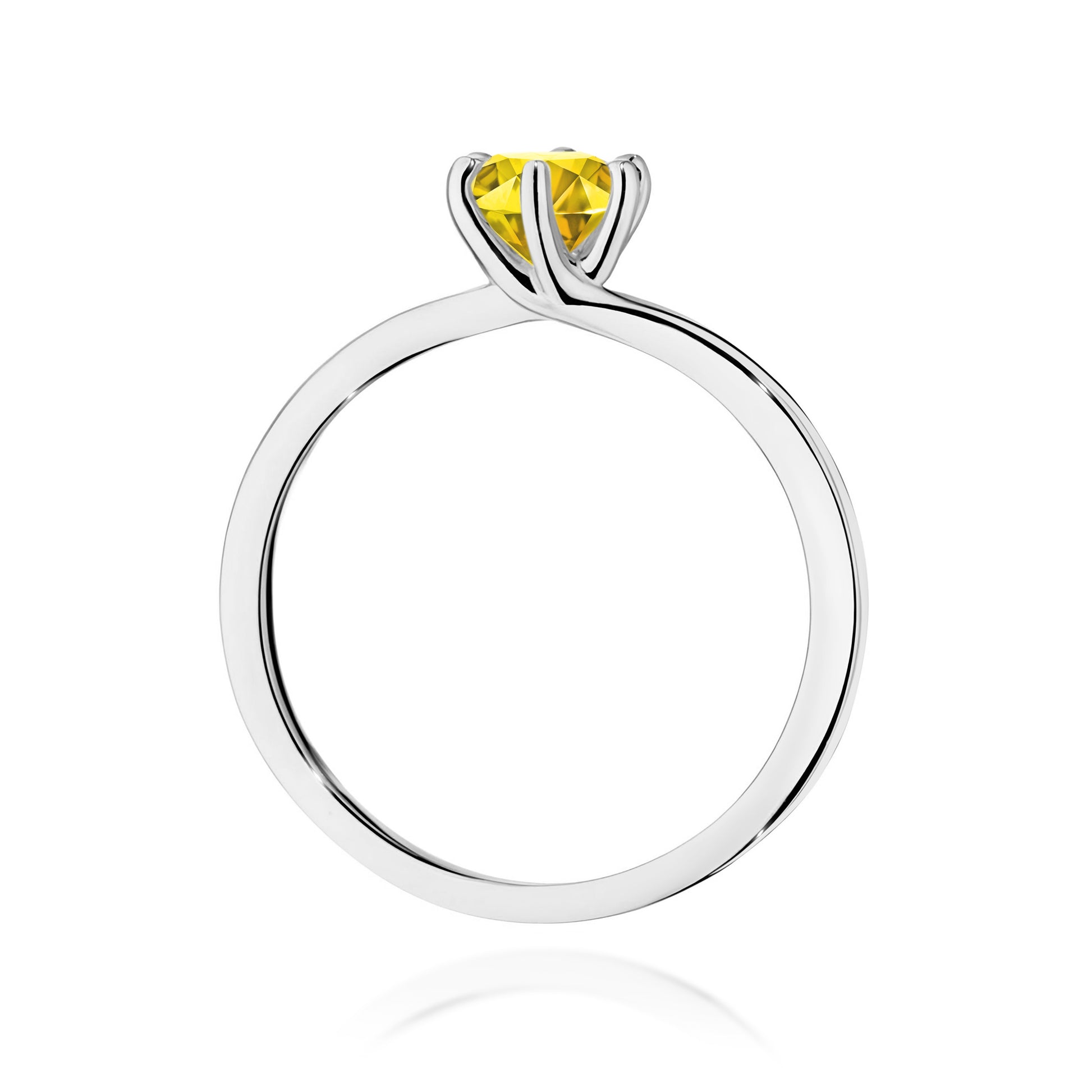 Inel Aur 9K cu Diamant Natural 0.50 ct