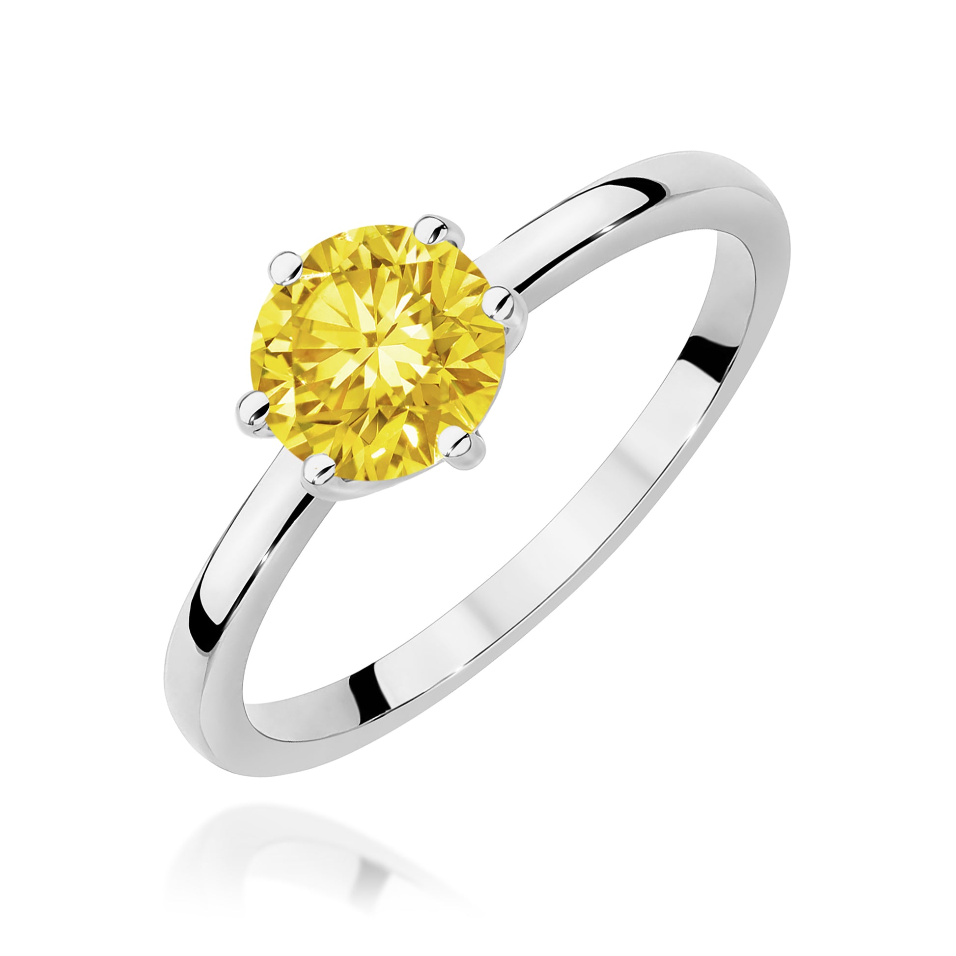 Inel Aur 9K cu Diamant Natural 1.00 ct
