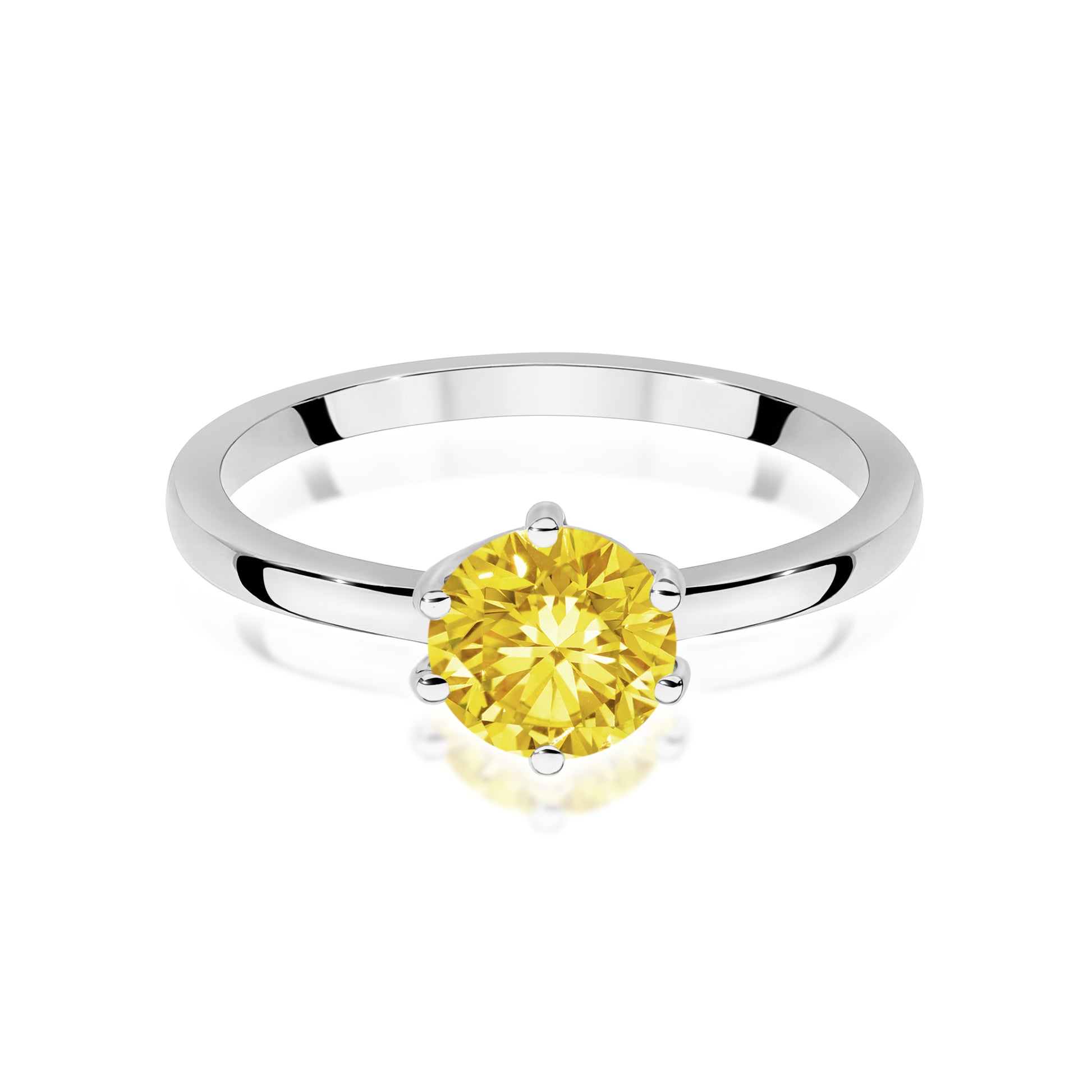 Inel Aur 9K cu Diamant Natural 1.00 ct
