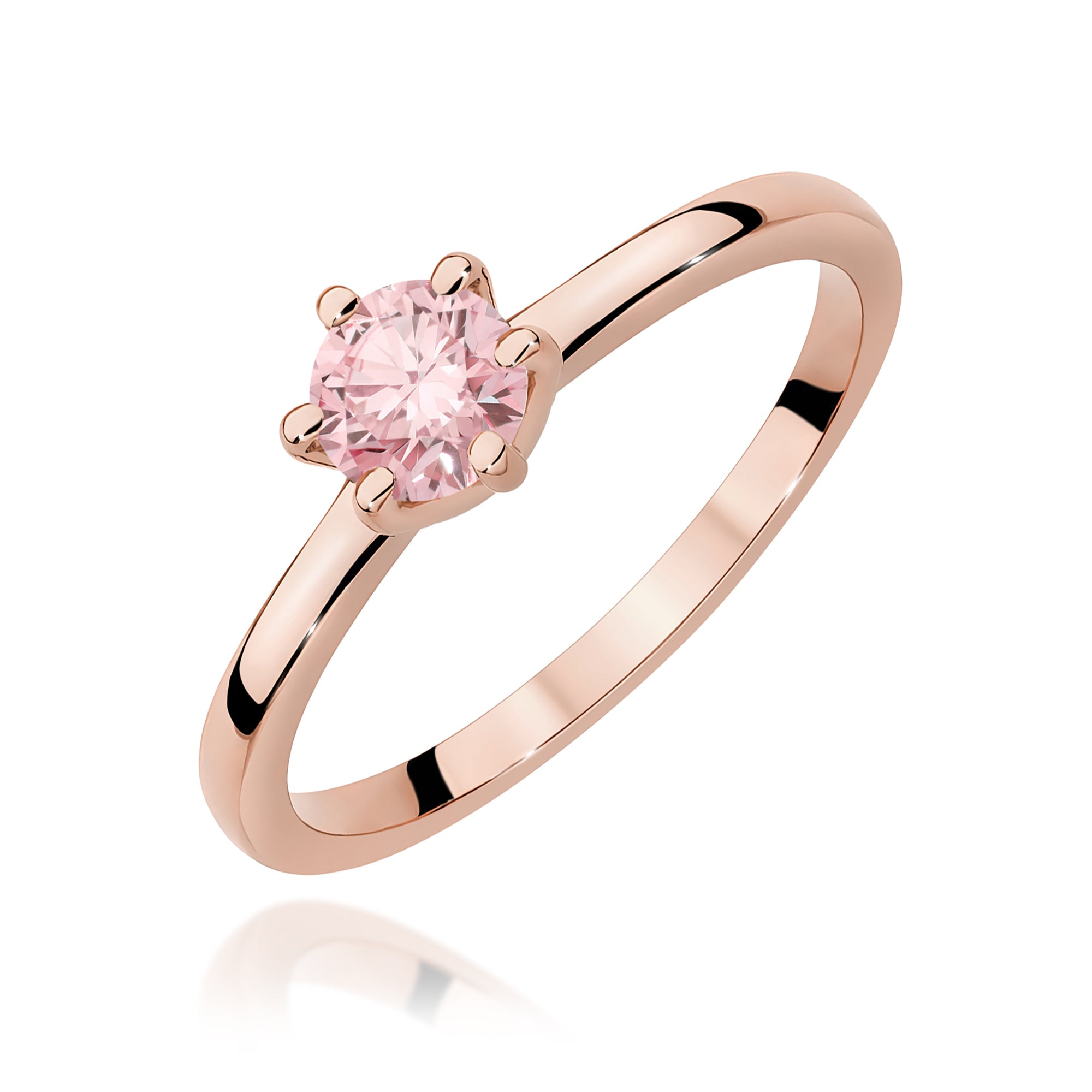 Inel Aur 14K cu Diamant Natural 0.50 ct