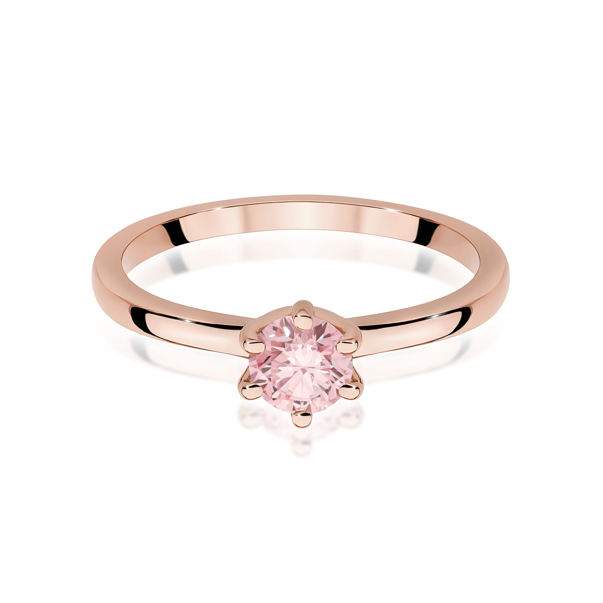 Inel Aur 14K cu Diamant Natural 0.50 ct