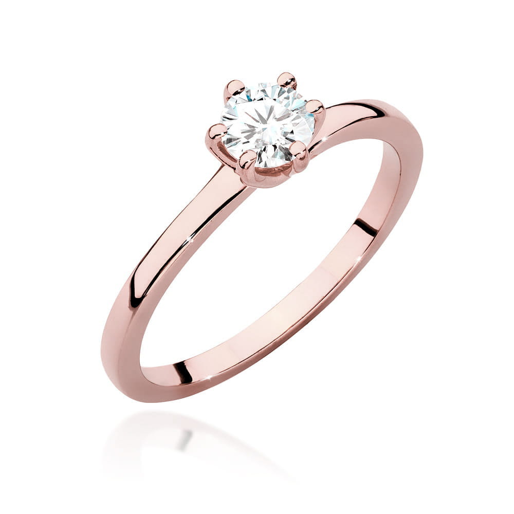 Inel Aur 14K cu Diamante de Laborator 0.40 ct