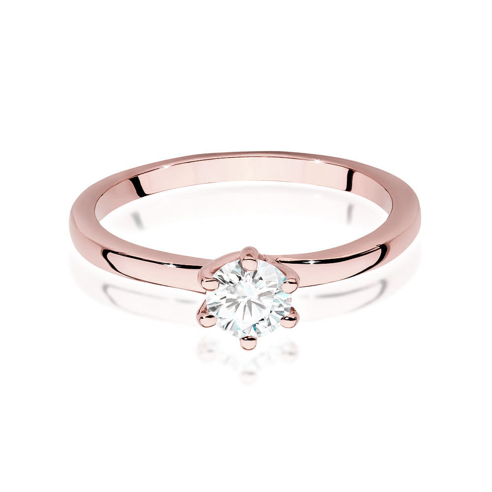 Inel Aur 14K cu Diamante de Laborator 0.40 ct