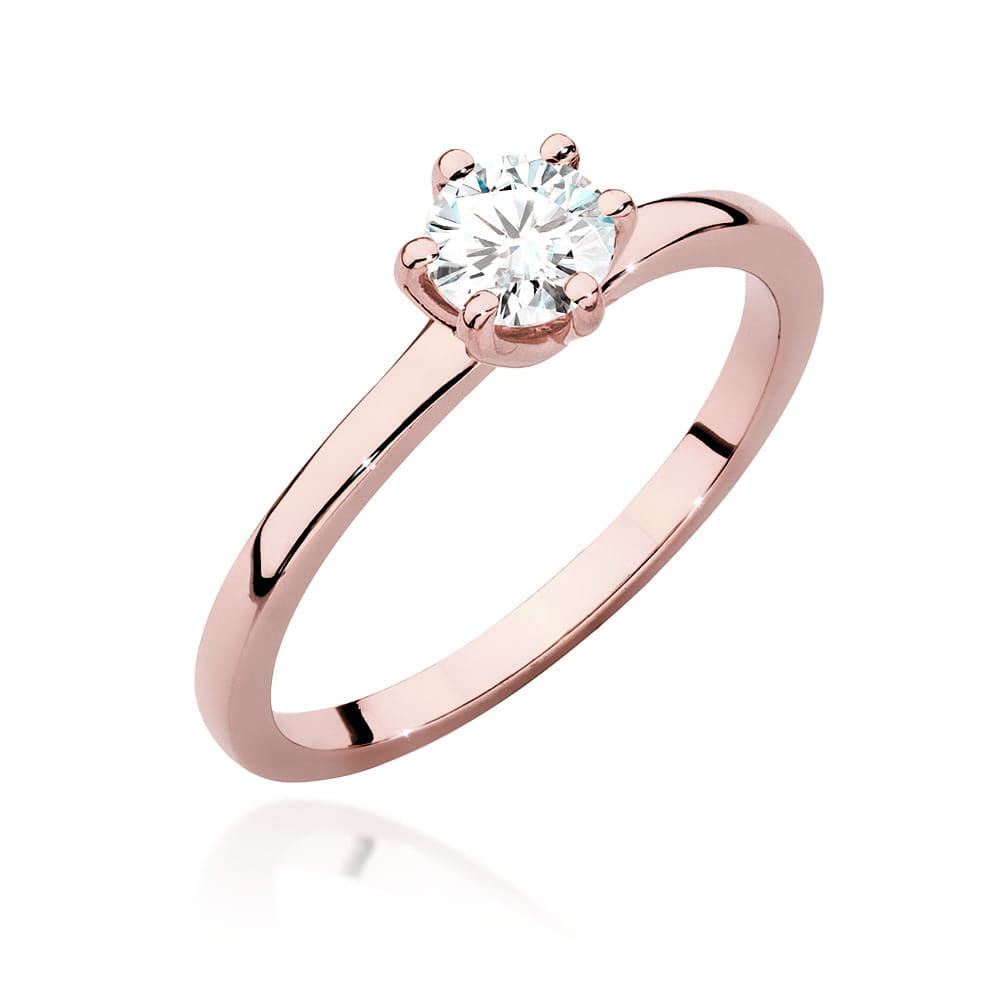 Inel Aur 14K cu Diamante de Laborator 0.50 ct