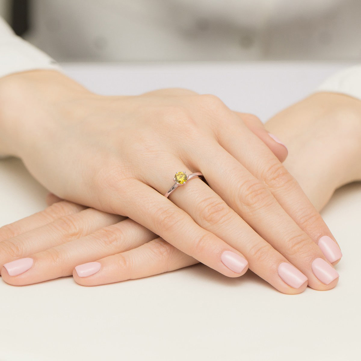 Inel Aur 14K cu Diamant Natural 0.50 ct
