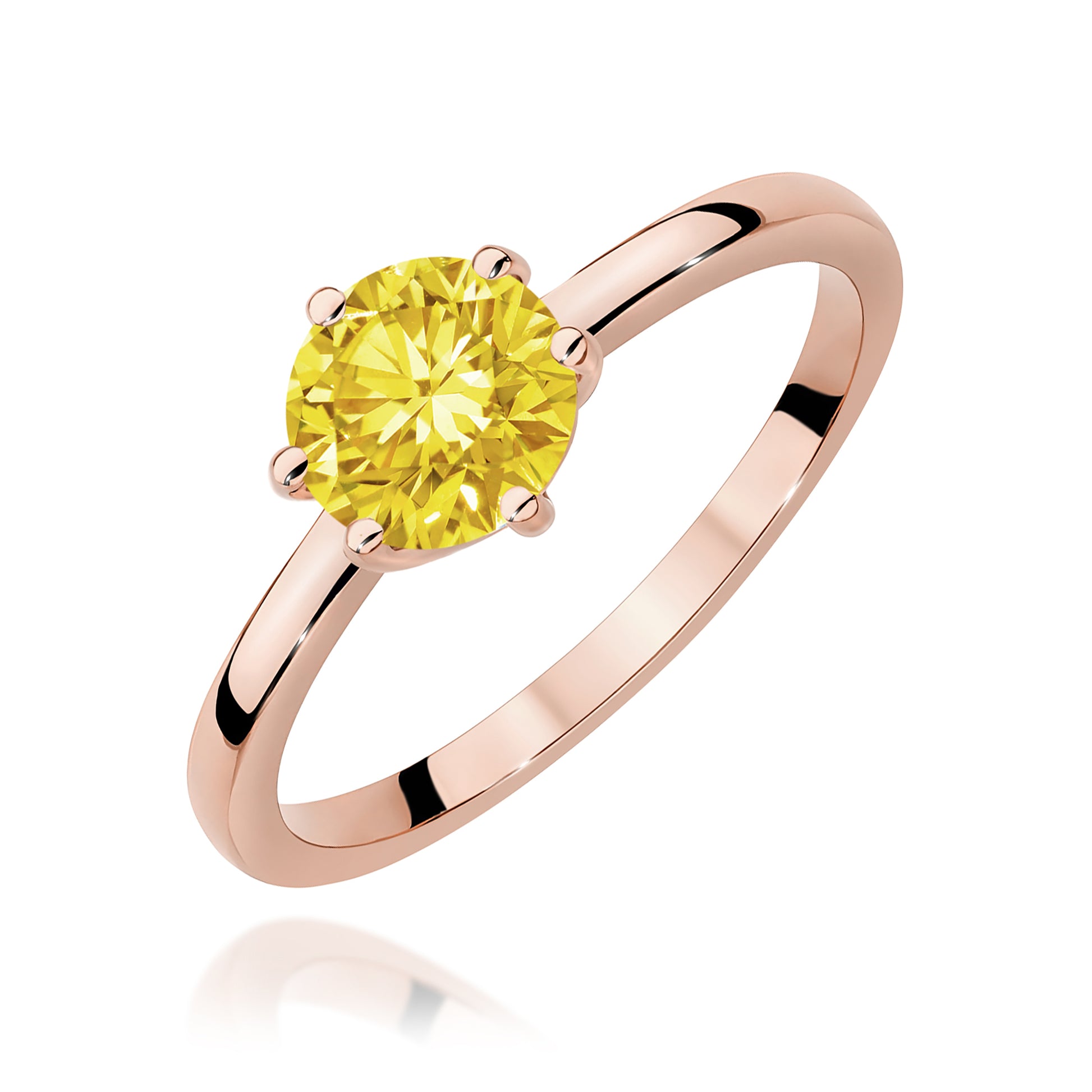 Inel Aur 14K cu Diamant Natural 1.00 ct