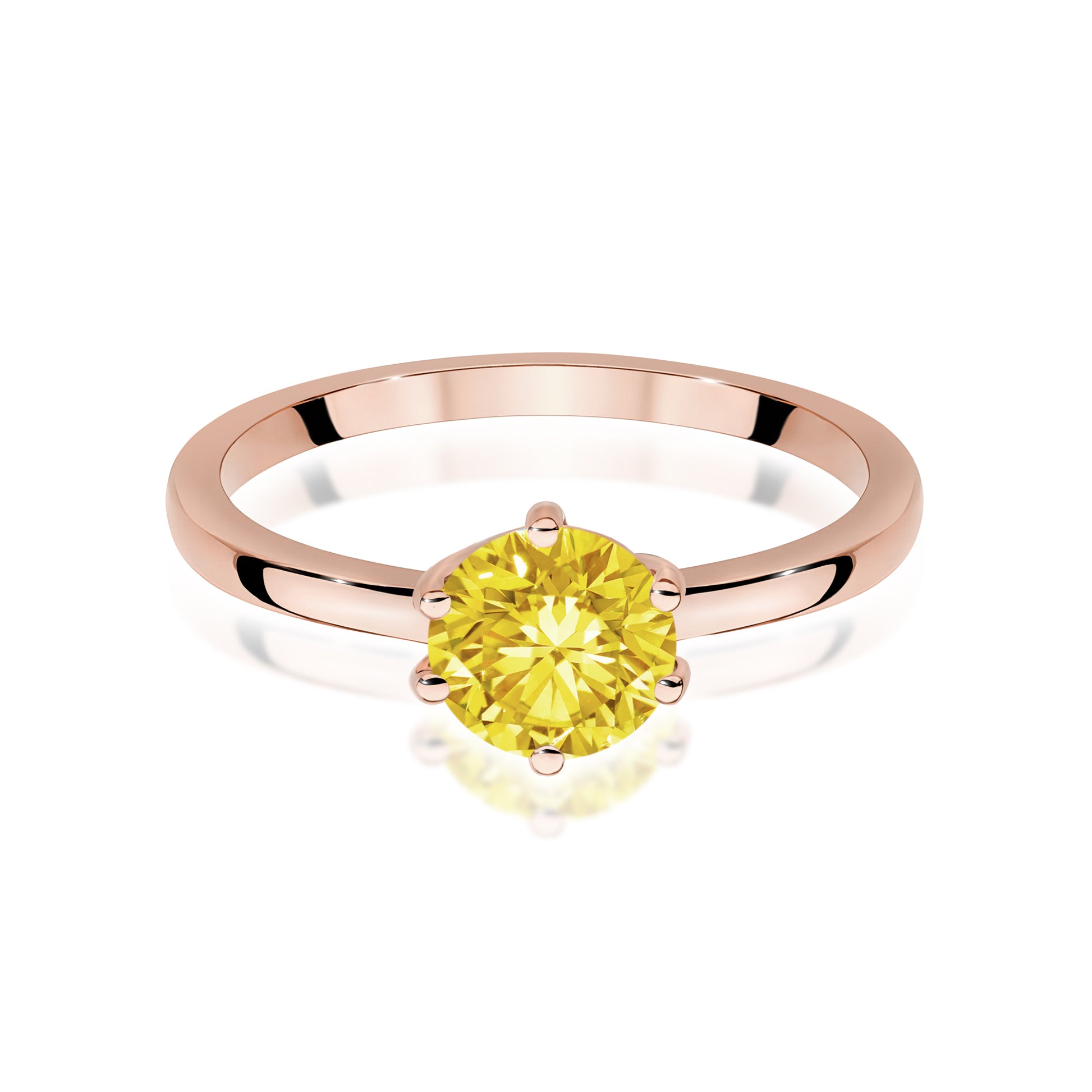 Inel Aur 14K cu Diamant Natural 1.00 ct