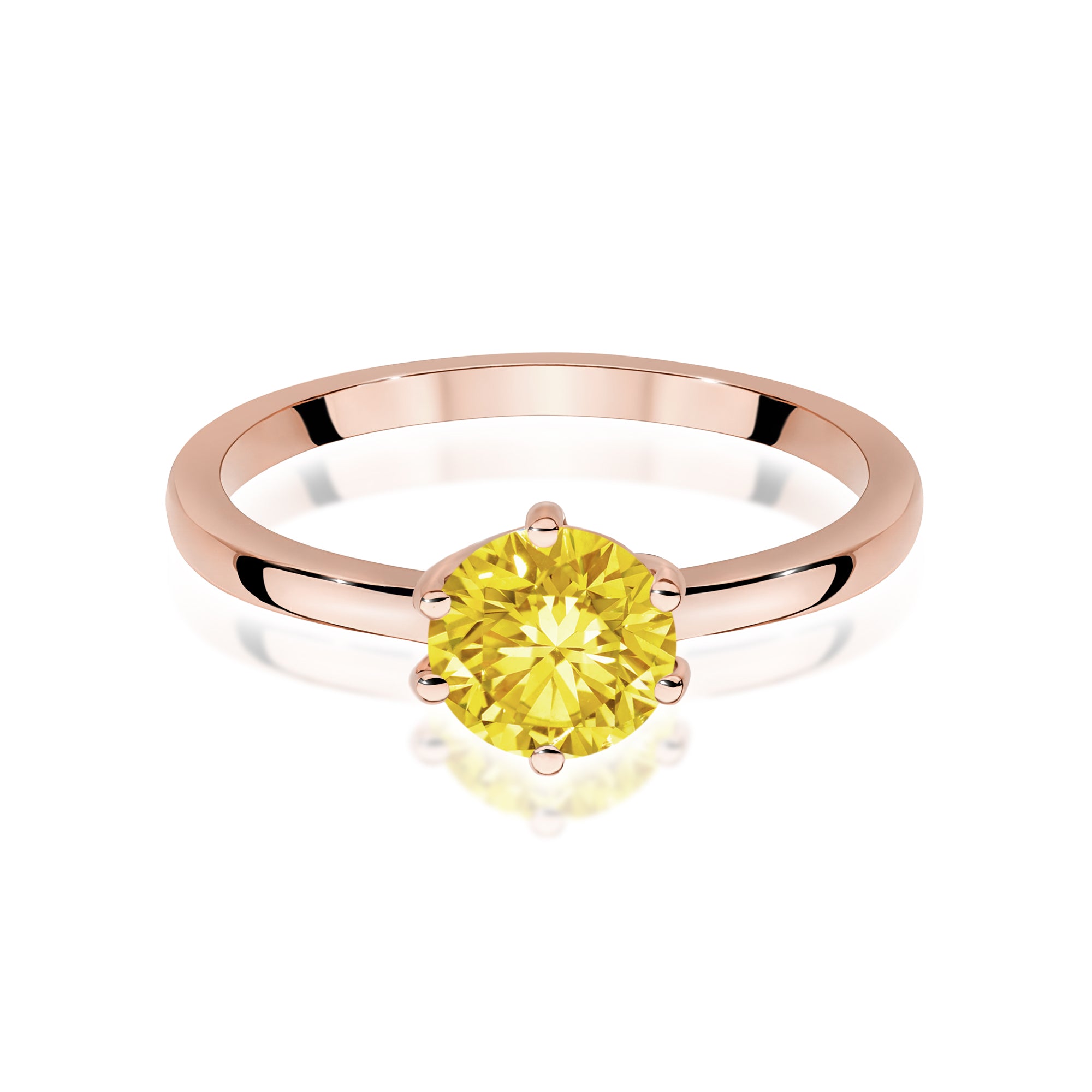 Inel Aur 14K cu Diamant Natural 1.00 ct