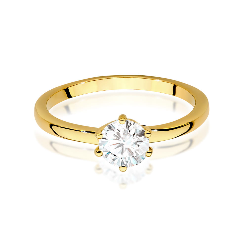 Inel Aur 14K cu Diamante de Laborator 0.70 ct