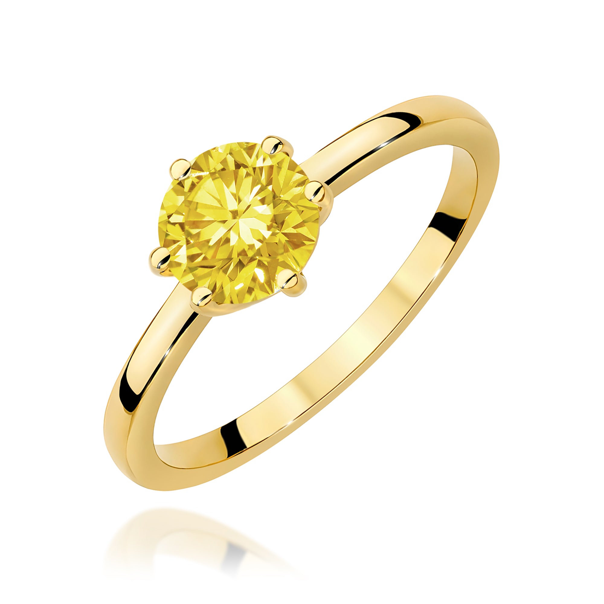 Inel Aur 14K cu Diamant Natural 1.00 ct