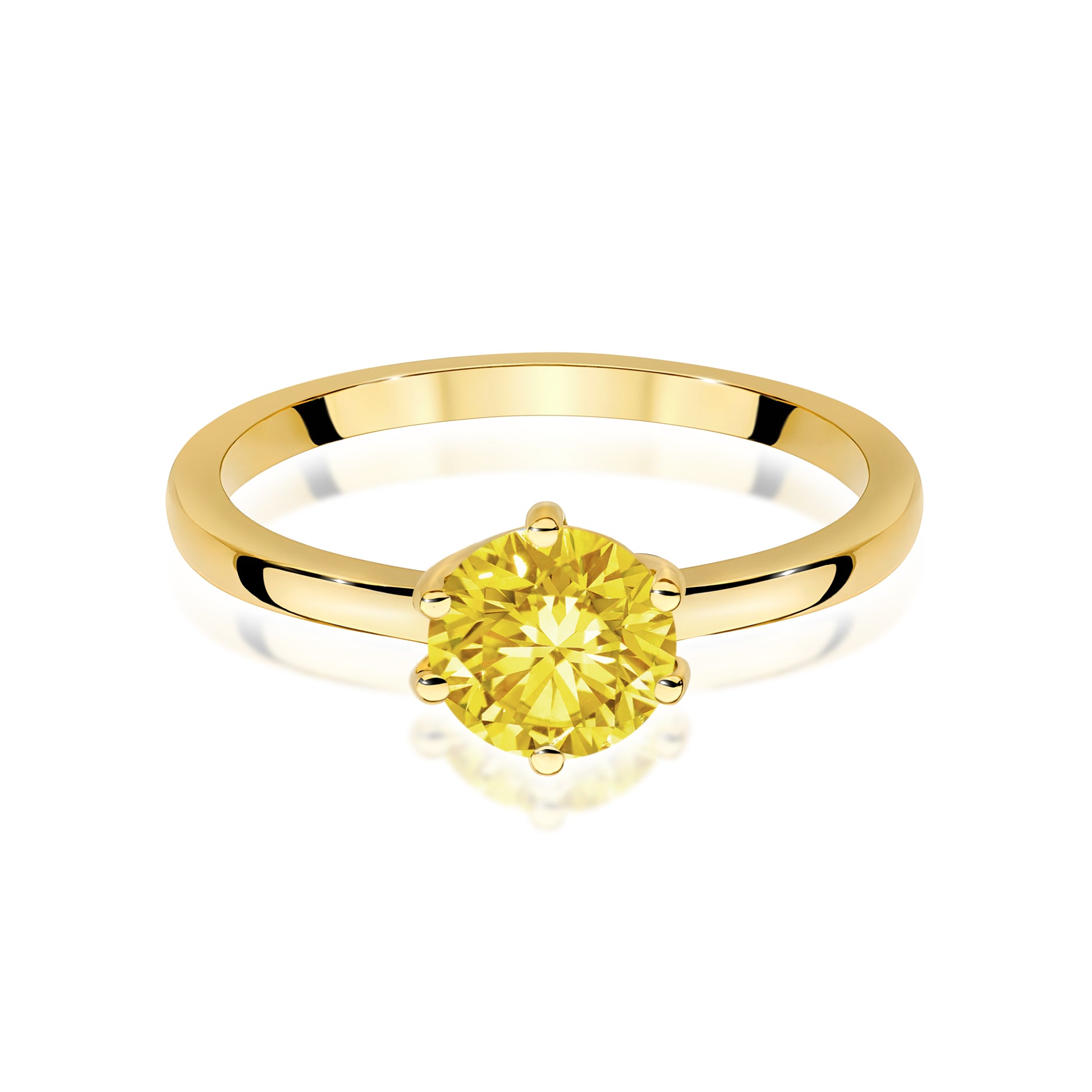 Inel Aur 14K cu Diamant Natural 1.00 ct