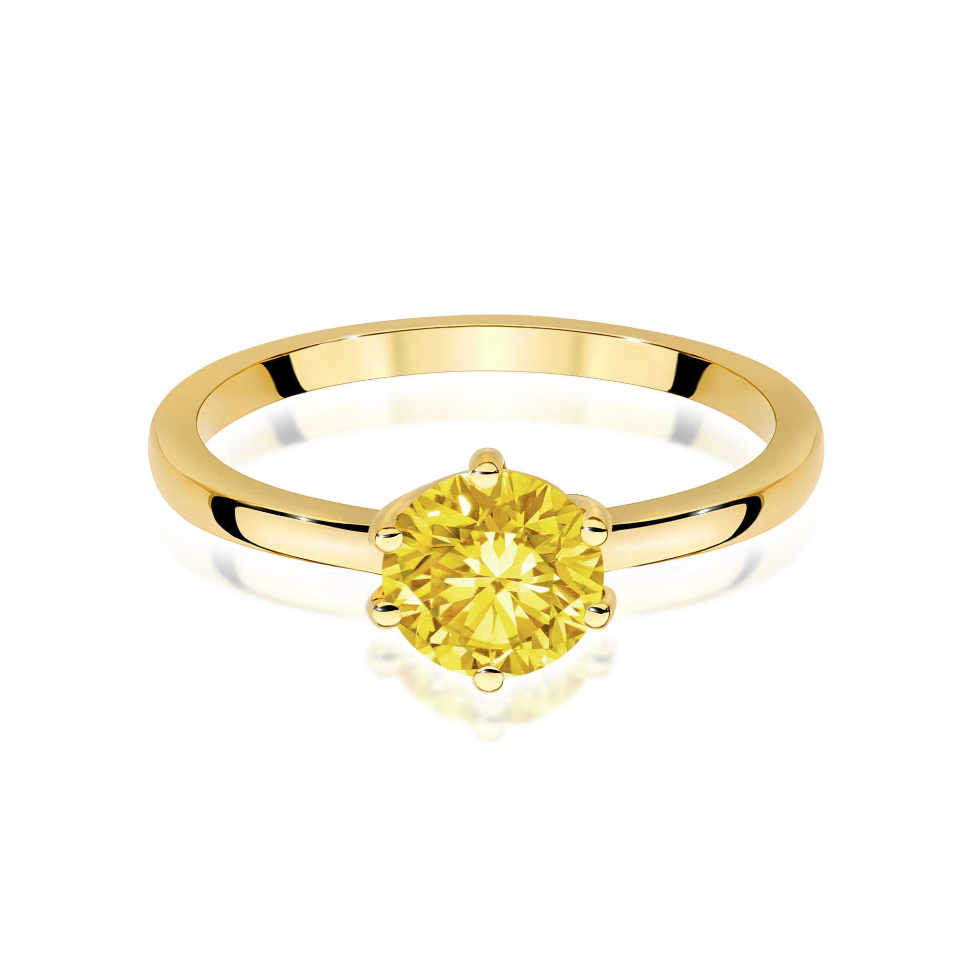 Inel Aur 14K cu Diamant Natural 1.00 ct