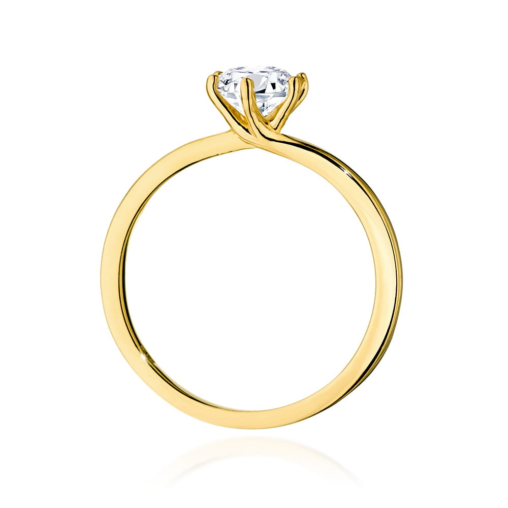 Inel Aur 9K cu Diamant Natural 0.70 ct