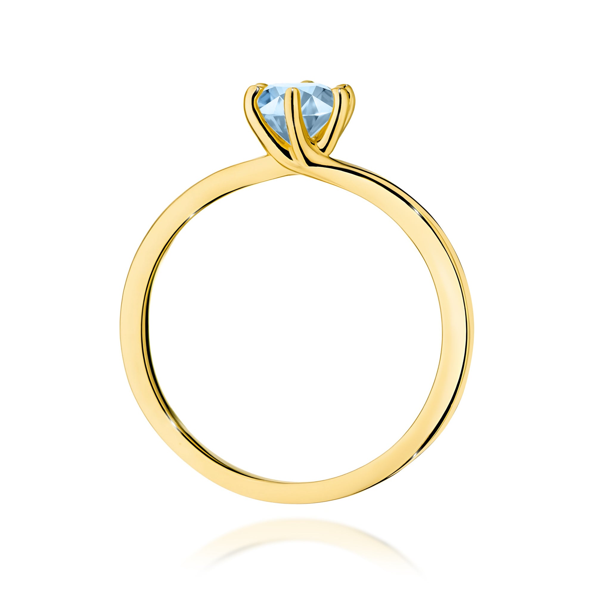 Inel Aur 9K cu Diamant Natural 0.50 ct