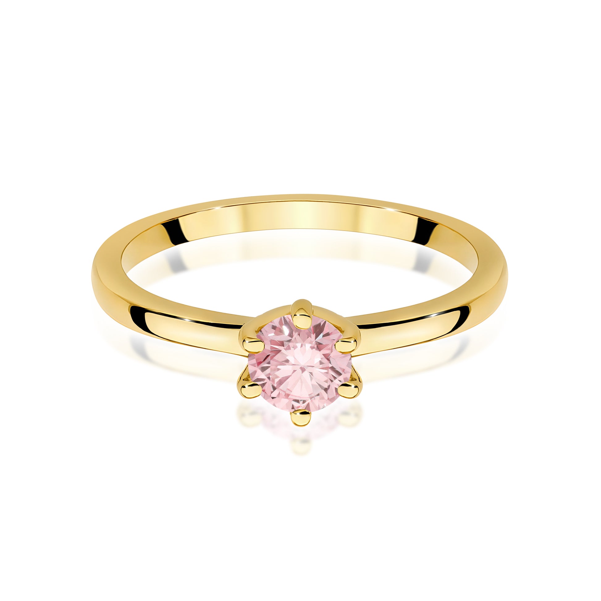 Inel Aur 9K cu Diamant Natural 0.50 ct
