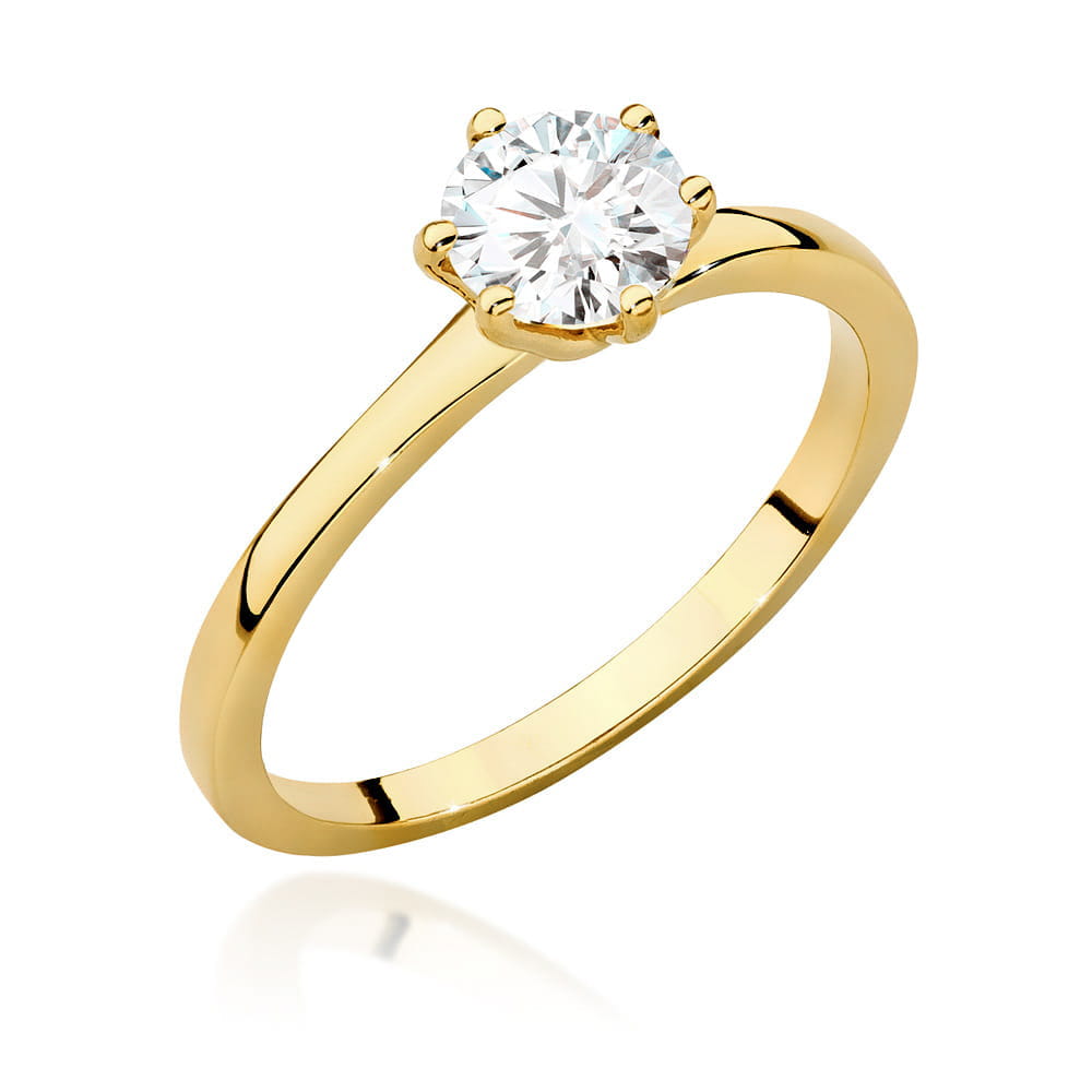 Inel Aur 9K cu Diamant de Laborator 0.70 ct