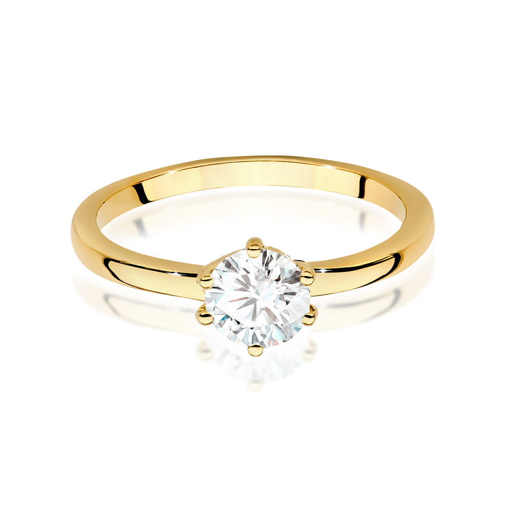 Inel Aur 9K cu Diamant de Laborator 0.70 ct