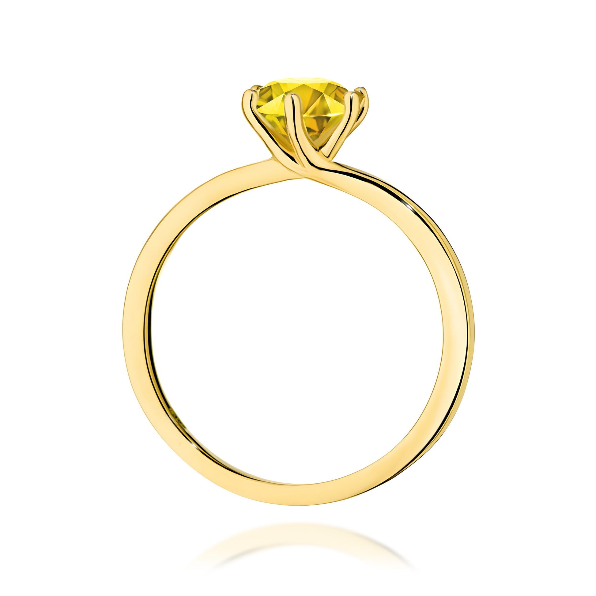 Inel Aur 9K cu Diamant Natural 1.00 ct