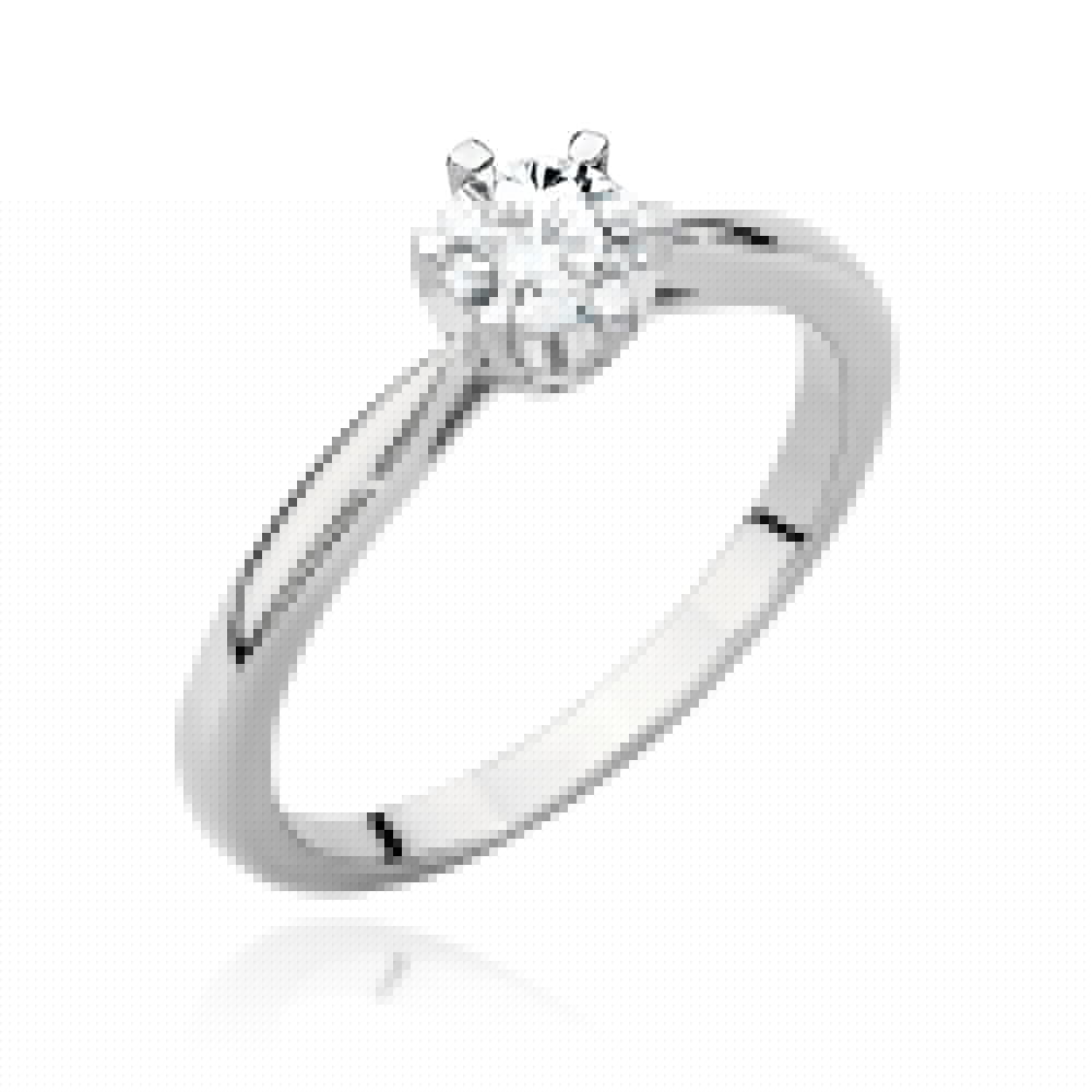 Inel Aur 14K cu Diamante de Laborator 0.46 ct