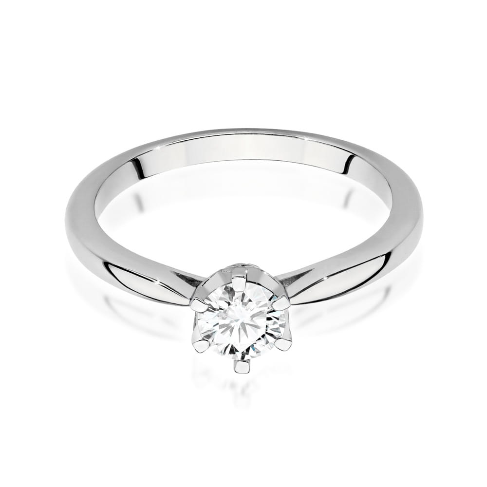 Inel Aur 9K cu Diamante Naturale 0.46 ct