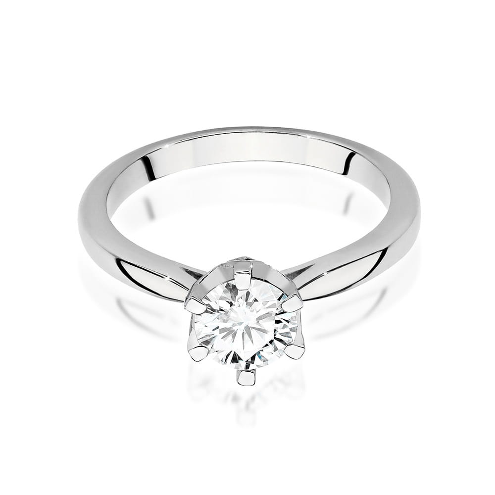 Inel Aur 9K cu Diamante Naturale 0.76 ct